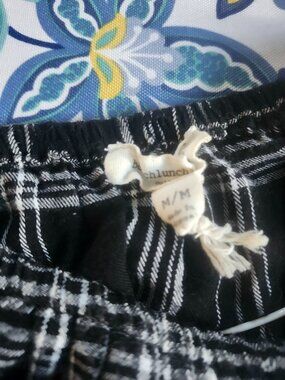 Black and White Peasant Top.